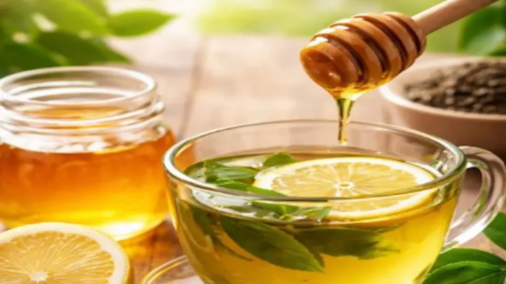 فوائد العسل مع الشاي الأخضر